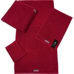 Handtuch-Set von Ross, in der Farbe Rot, aus Frottier, andere Perspektive, Vorschaubild