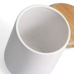 Vorratsdose von Zeller Present, in der Farbe Weiss, aus Bambus, andere Perspektive, Vorschaubild