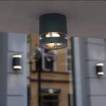 Deckenlampe von Lutec, in der Farbe Grau, aus Aluminium, andere Perspektive, Vorschaubild