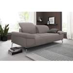2/3-Sitzer Sofa von PLACES OF STYLE, in der Farbe Grau, aus Flachgewebe, andere Perspektive, Vorschaubild
