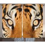 Vorhang-Set Tiger der Marke East Urban Home
