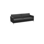 2/3-Sitzer Sofa von FLEXLUX, in der Farbe Schwarz, aus Echtleder, andere Perspektive, Vorschaubild