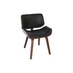 Design-Stuhl, schwarz der Marke Miliboo