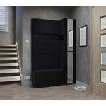 Garderobenschrank von ROYAL24_MARKT, in der Farbe Schwarz, aus Sonoma-eiche, andere Perspektive, Vorschaubild