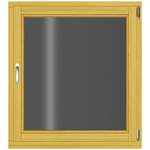 Fenster von RORO, in der Farbe Braun, aus Klarglas, andere Perspektive, Vorschaubild