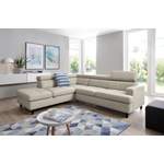 Ecksofa von exxpo - sofa fashion, in der Farbe Weiss, aus Strukturstoff, andere Perspektive, Vorschaubild