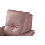 Loungesessel von Wohnwert, in der Farbe Rosa, aus Leder, andere Perspektive, Vorschaubild