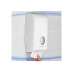 Toilettenpapierhalter von Kimberly Clark Professional, in der Farbe Weiss, aus Kunststoff, andere Perspektive, Vorschaubild