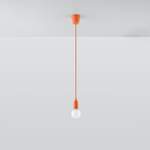 Pendelleuchte von SOLLUX lighting, in der Farbe Orange, aus Pvc, andere Perspektive, Vorschaubild