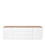 Sideboard von BestLivingHome, in der Farbe Weiss, aus Spanplatte, andere Perspektive, Vorschaubild