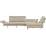 2/3-Sitzer Sofa von CALIA ITALIA, in der Farbe Beige, aus Leder, andere Perspektive, Vorschaubild