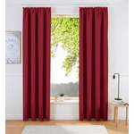 Gardine von My Home, in der Farbe Rot, aus Polyester, andere Perspektive, Vorschaubild