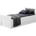 Funktionsbett von priess, in der Farbe Weiss, aus Spanplatte, andere Perspektive, Vorschaubild