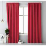 Vorhang von ROOM99, in der Farbe Rot, aus Polyester, andere Perspektive, Vorschaubild