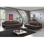 2/3-Sitzer Sofa von PLACES OF STYLE, in der Farbe Braun, aus Massivholz, andere Perspektive, Vorschaubild