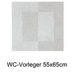 WC-Vorleger,silbergrau,55x65cm ohne der Marke Kleine Wolke