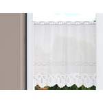 Scheibengardine von Home Wohnideen, in der Farbe Weiss, aus Polyester, andere Perspektive, Vorschaubild