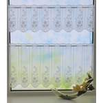 Scheibengardine von Stickereien Plauen, in der Farbe Weiss, aus Voile, andere Perspektive, Vorschaubild