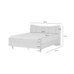 Boxspringbett von SKAGEN BEDS, in der Farbe Rosa, andere Perspektive, Vorschaubild