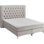 Boxspringbett von ATLANTIC home collection, in der Farbe Weiss, aus Metall, Vorschaubild