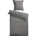 Bettwäsche-Garnitur von Kinzler, in der Farbe Grau, aus Damast, Vorschaubild