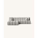 2/3-Sitzer Sofa von Maisons du Monde, in der Farbe Grau, andere Perspektive, Vorschaubild