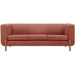 2/3-Sitzer Sofa von INOSIGN, in der Farbe Rot, aus Massivholz, andere Perspektive, Vorschaubild