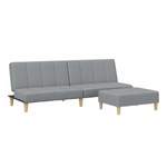 2/3-Sitzer Sofa von vidaXL, in der Farbe Grau, aus Sperrholz, andere Perspektive, Vorschaubild