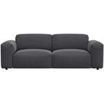 2/3-Sitzer Sofa von FLEXLUX, in der Farbe Grau, aus Chenille, andere Perspektive, Vorschaubild