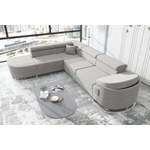 Ecksofa von Stylefy, in der Farbe Grau, aus Strukturstoff, andere Perspektive, Vorschaubild