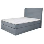 Boxspringbett von Sansibar, in der Farbe Blau, aus Polyester, andere Perspektive, Vorschaubild