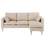 3/4-Sitzer-Ecksofa beige der Marke Maisons du Monde