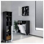 Badezimmerschrank von Vicco, in der Farbe Schwarz, aus Holzwerkstoff, andere Perspektive, Vorschaubild