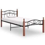 Metallbett Alfanette der Marke Marlow Home Co.