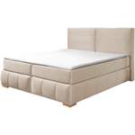 Boxspringbett von Guido Maria Kretschmer Home&Living, in der Farbe Beige, aus Massivholz, Vorschaubild