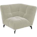 2/3-Sitzer Sofa von INOSIGN, in der Farbe Beige, aus Velours, andere Perspektive, Vorschaubild