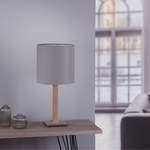 Beistelltischlampe von quitani, in der Farbe Grau, aus Eichenholz, andere Perspektive, Vorschaubild
