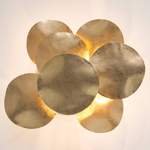 Deckenlampe von Holländer, in der Farbe Gold, aus Eisen, andere Perspektive, Vorschaubild