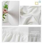 Doppelbett von Caijin, in der Farbe Weiss, aus Polyester, andere Perspektive, Vorschaubild