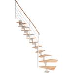 Treppe von DOLLE, in der Farbe Weiss, aus Buchenholz, Vorschaubild