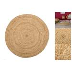 Teppich von BigBuy Home, in der Farbe Braun, aus Jute, andere Perspektive, Vorschaubild