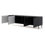 TV-Lowboard von BIM Furniture, in der Farbe Schwarz, aus Mdf-platte, andere Perspektive, Vorschaubild