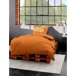 Bettwäsche-Garnitur von BIERBAUM, in der Farbe Orange, aus Material-mix, andere Perspektive, Vorschaubild