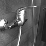 Duscharmatur von Schütte, in der Farbe Silber, aus Messing, andere Perspektive, Vorschaubild