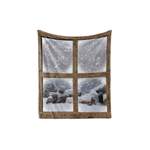 Bettuberwurf von Abakuhaus, in der Farbe Weiss, aus Polyester, andere Perspektive, Vorschaubild