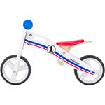 Kinderfahrrad von Bikestar, in der Farbe Weiss, aus Holz, andere Perspektive, Vorschaubild