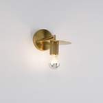 Wandlampe von Nova Luce, in der Farbe Gold, aus Metall, andere Perspektive, Vorschaubild