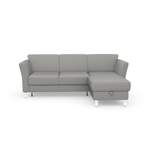 Ecksofa von sit&more, in der Farbe Silber, aus Massivholz, andere Perspektive, Vorschaubild