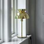 Beistelltischlampe von Frandsen, in der Farbe Gold, aus Messing, andere Perspektive, Vorschaubild