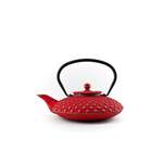 Teekocher von teayumi, in der Farbe Rot, aus Eisen, andere Perspektive, Vorschaubild